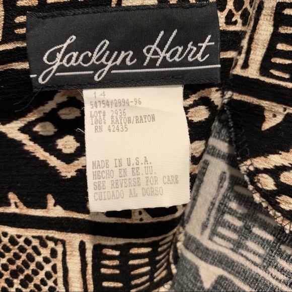 Jaclyn Hart Tribal Print Dress size 14 - Picture 3 of 8